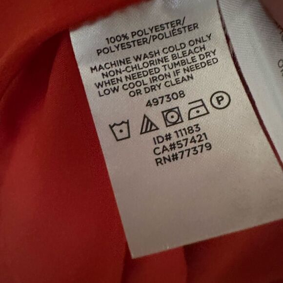 Ann Taylor Orange Midi Dress - Picture 5 of 5